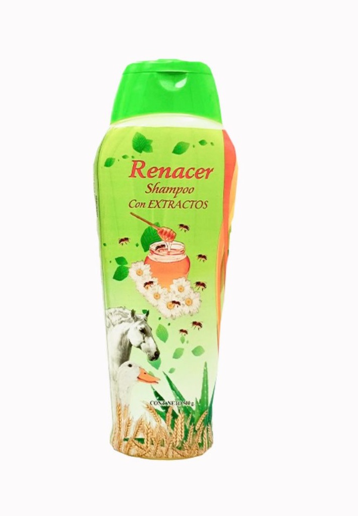 Shampoo renacer x500ml extrato natural
