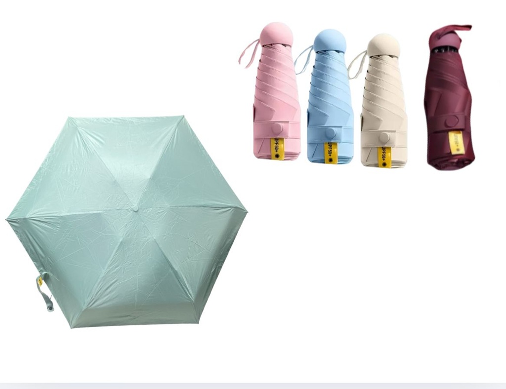 Sombrilla dama mini fina con filtro colores 