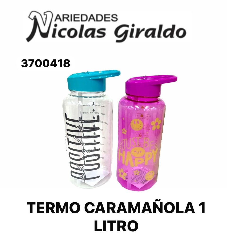 Termo caramañola 1 LITRO