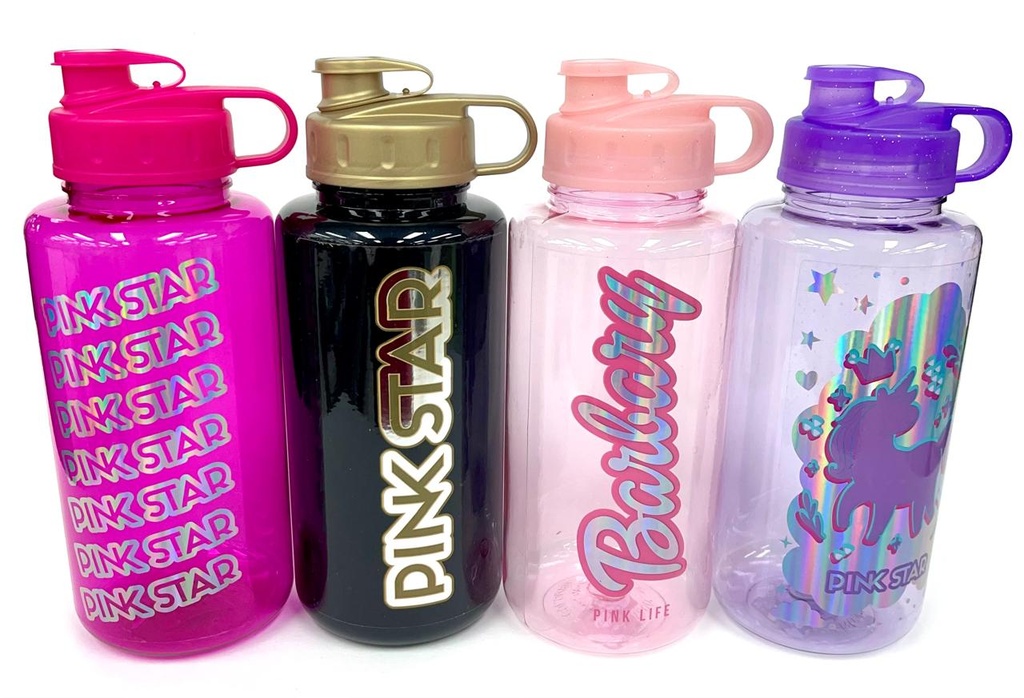 Termo pink liso con etiqueta 1200ml