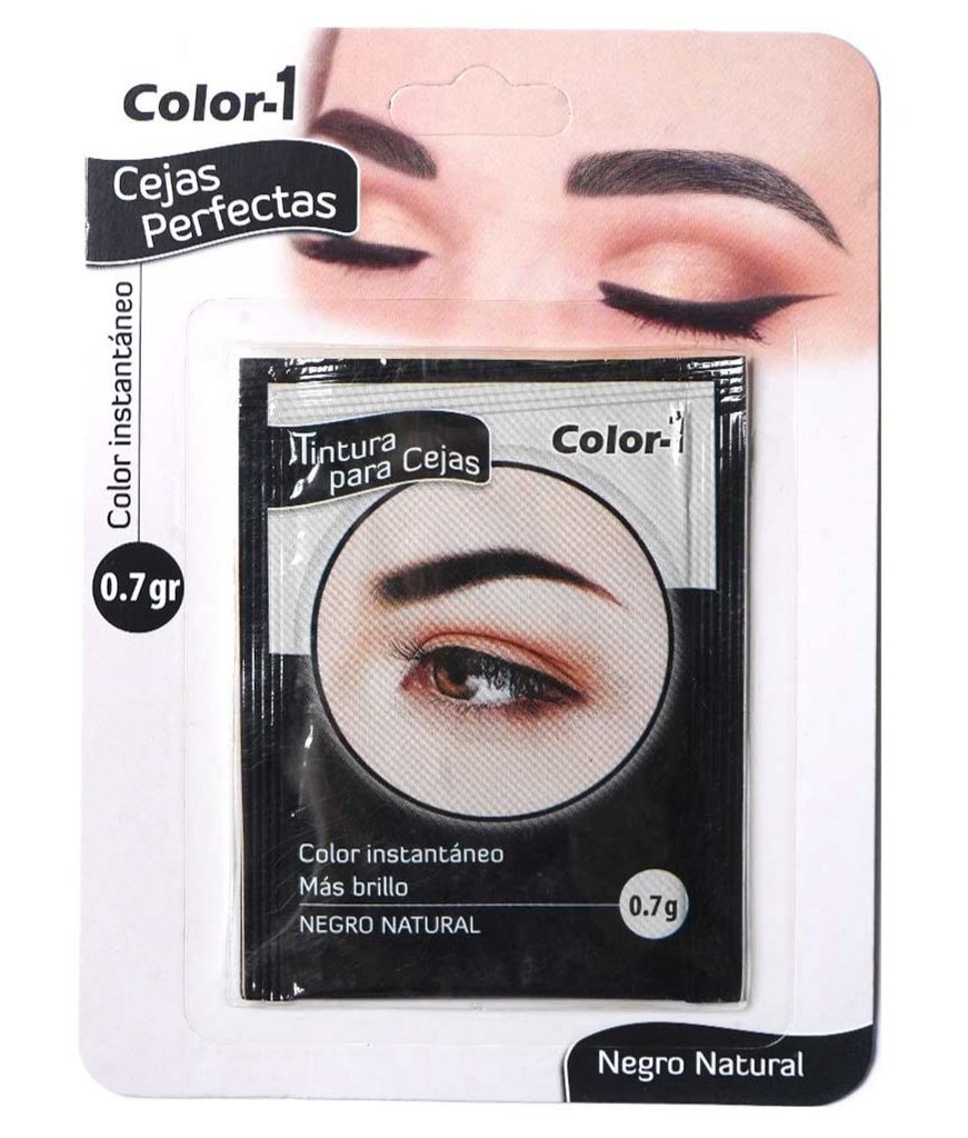 Tinte cejas negro color uno