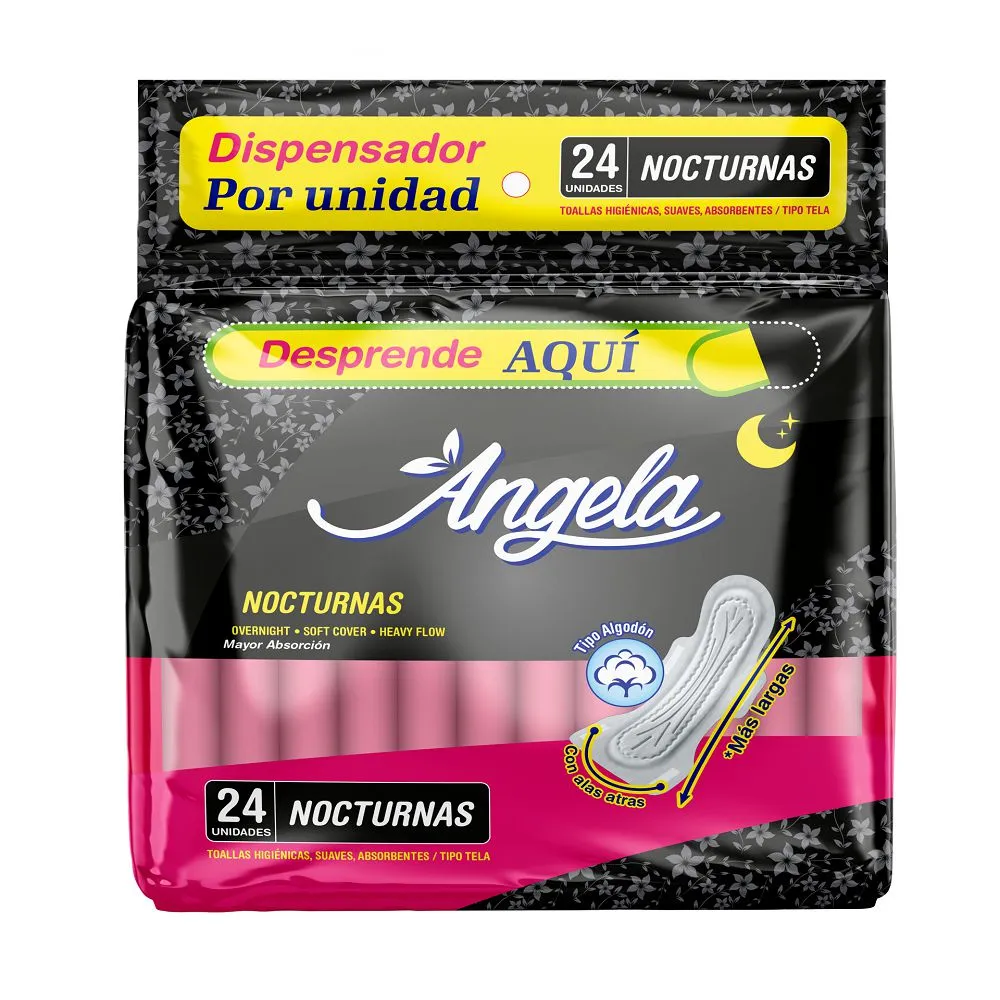 Toalla angela nocturna x24