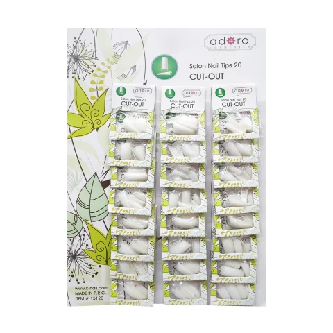 Uñas adoro CUT-OUT x24 Carton verde