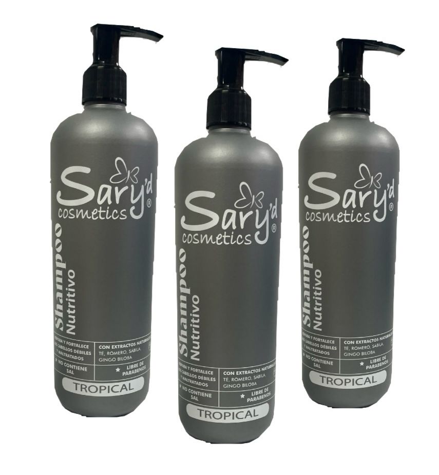 shampoo nutritivo saryd x500 ml plata
