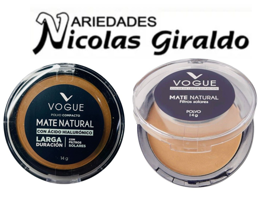 Polvo compacto vogue caramelo