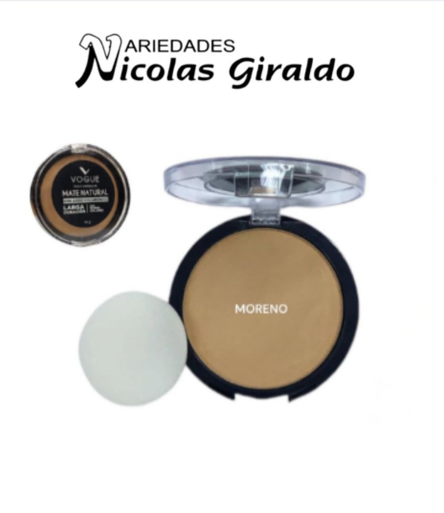 Polvo compacto vogue moreno H551600 AL 6800