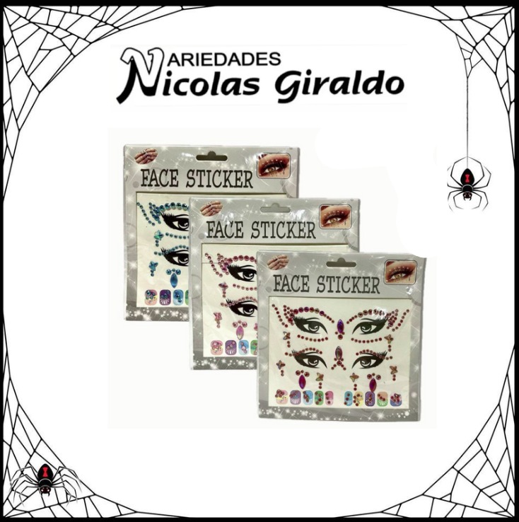 @Carton stickers rostro x1 