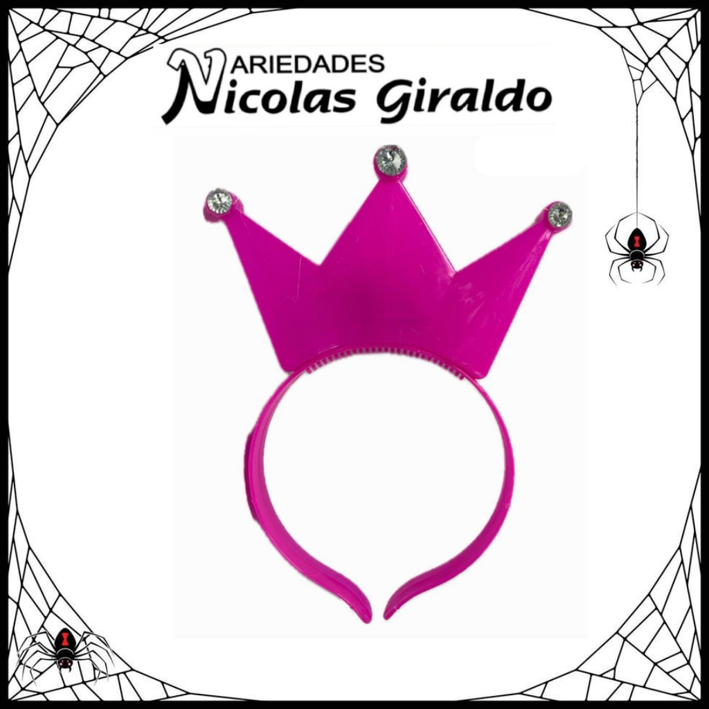 (IF2478)@Diadema halloween corona luz 