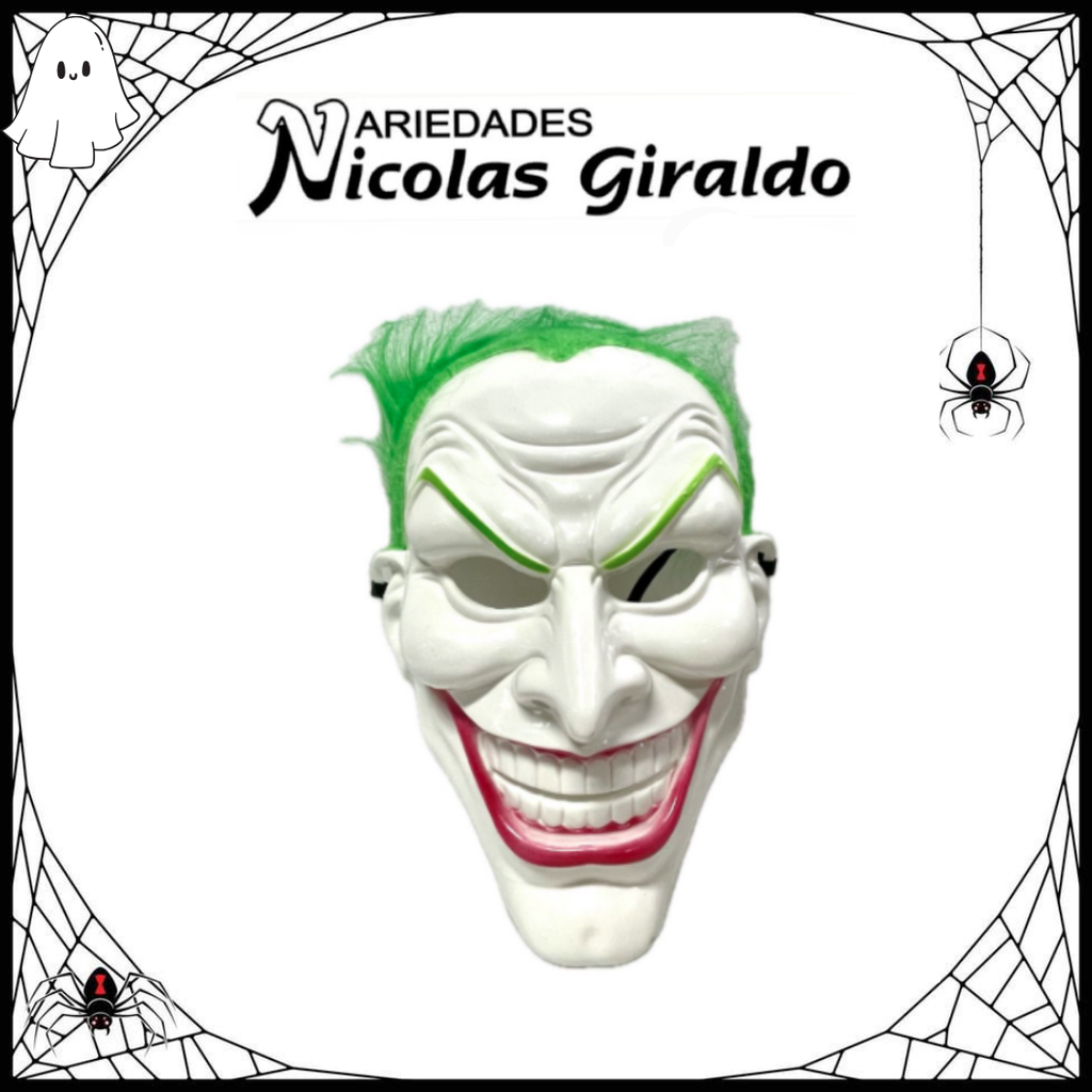 @Mascara halloween joker con pelo DK514