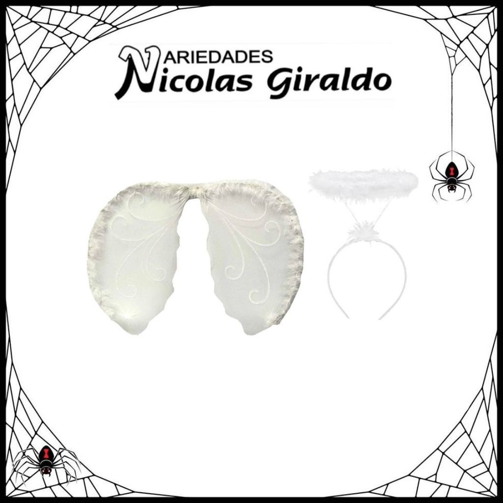 @Set halloween angel y corona