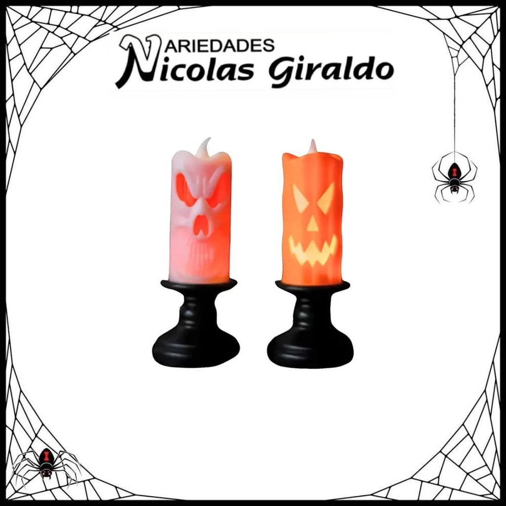 @Vela halloween decorativa