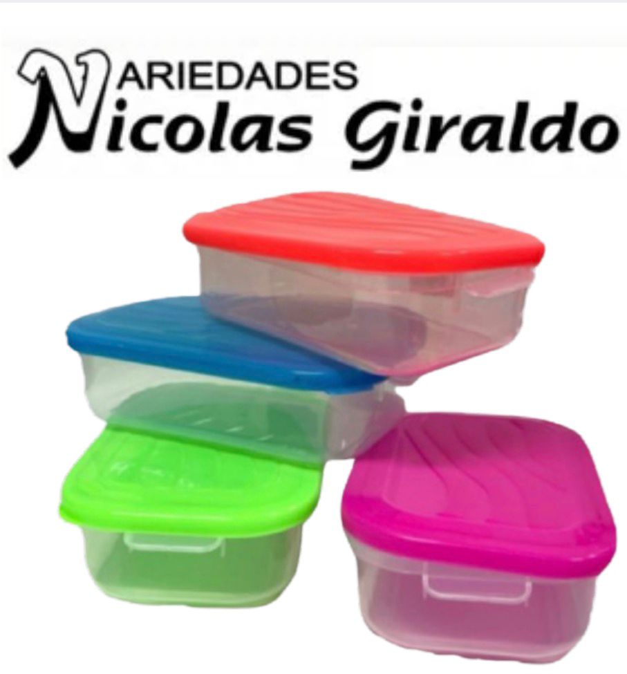 Coca hermetica rectangular #1 girar PQT X12