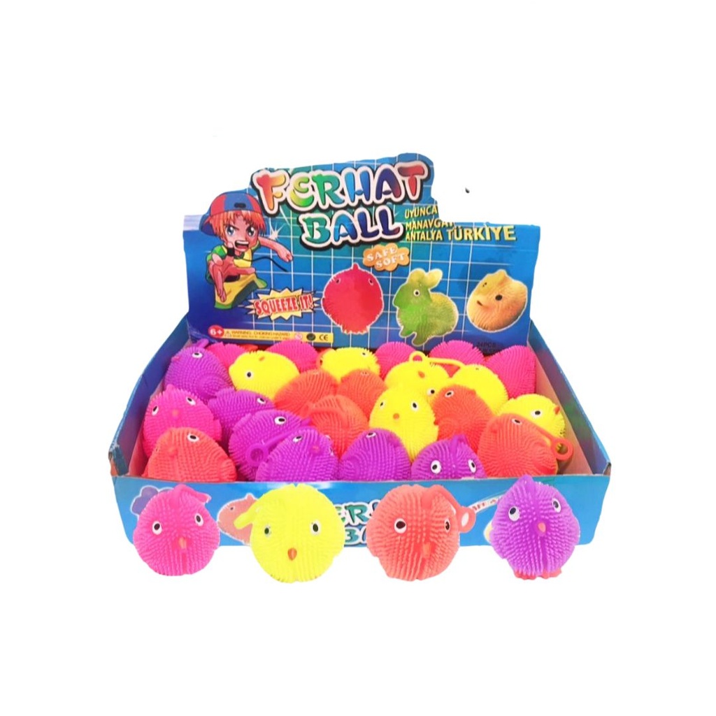 Bolitron luz peludo pollo