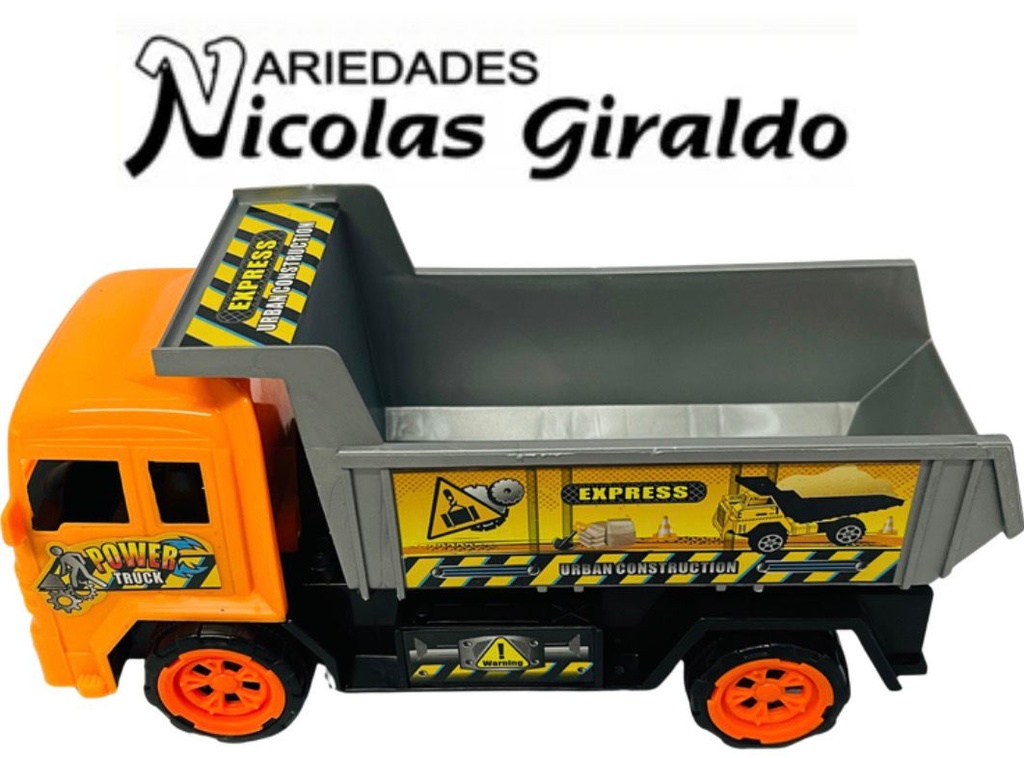 Carro constructor volqueta mediana