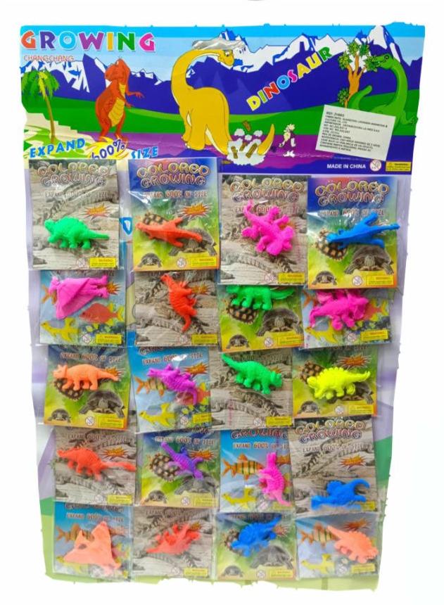 Animal crece en el agua dinosaurios x24
