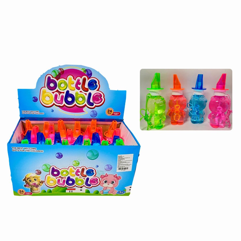 Burbujero pito caja x24