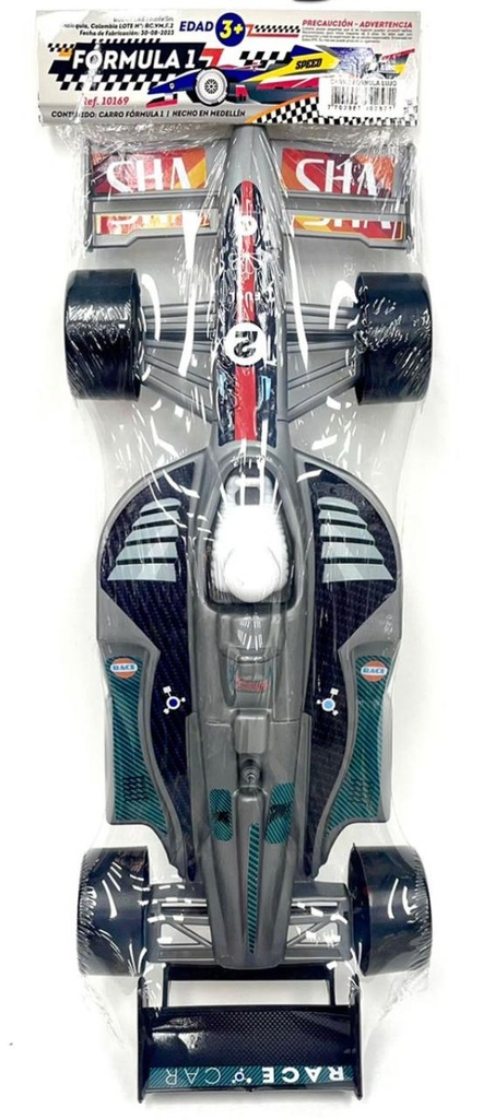 Carro formula plastico color (100009)