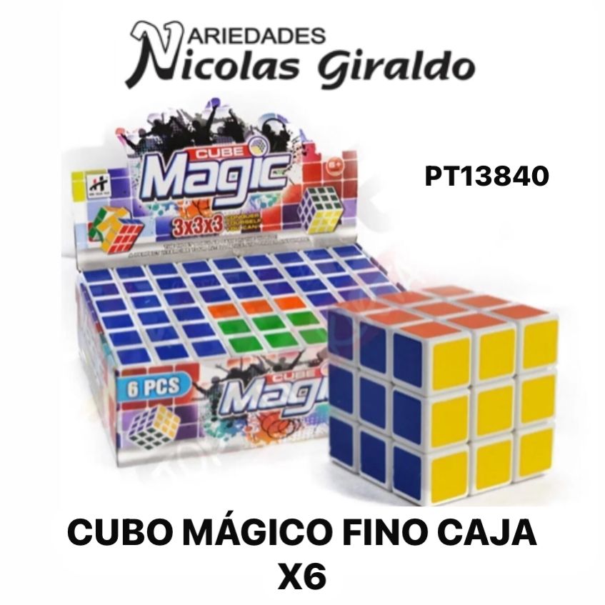 Cubo magico fino CAJA X6