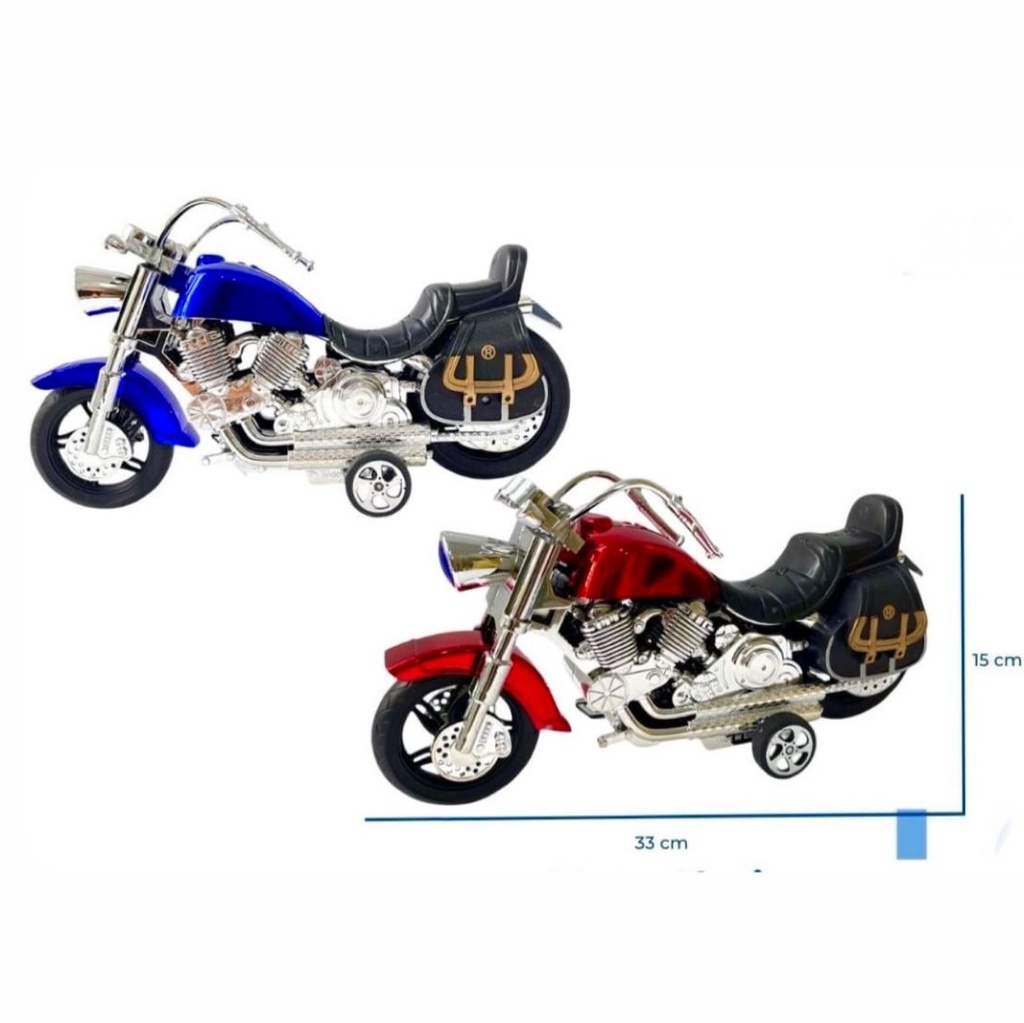 Moto harley grande bolsa