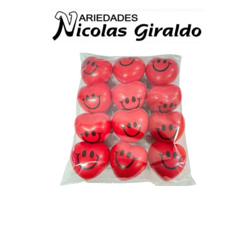Pelota relajante forma corazon PQT X12