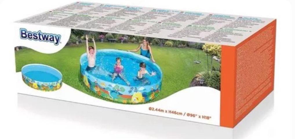 Piscina rigida grande 2.44m x46cm (M