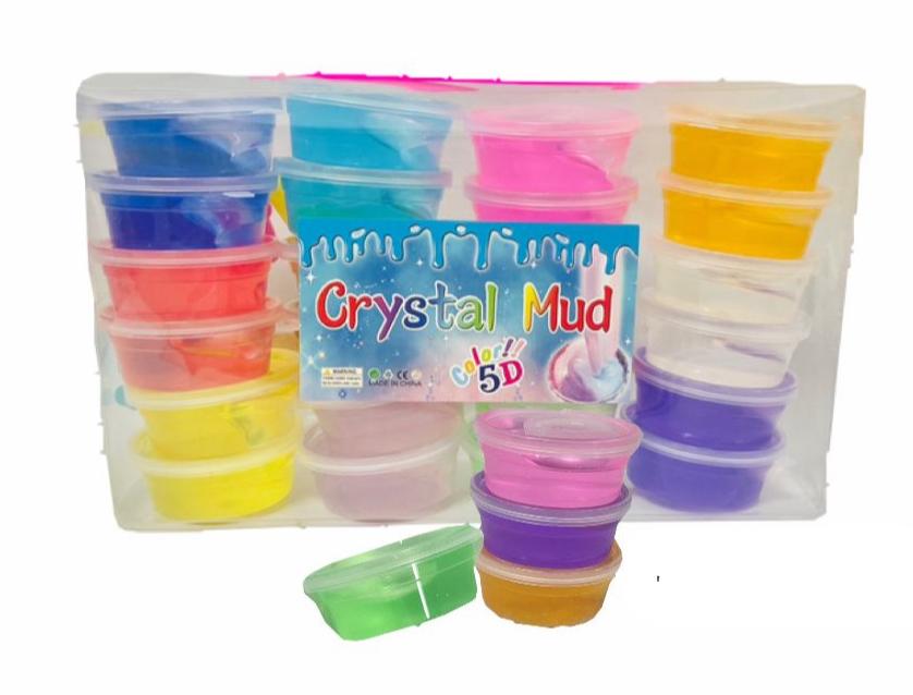Slime mini plano traslucido CAJA X24