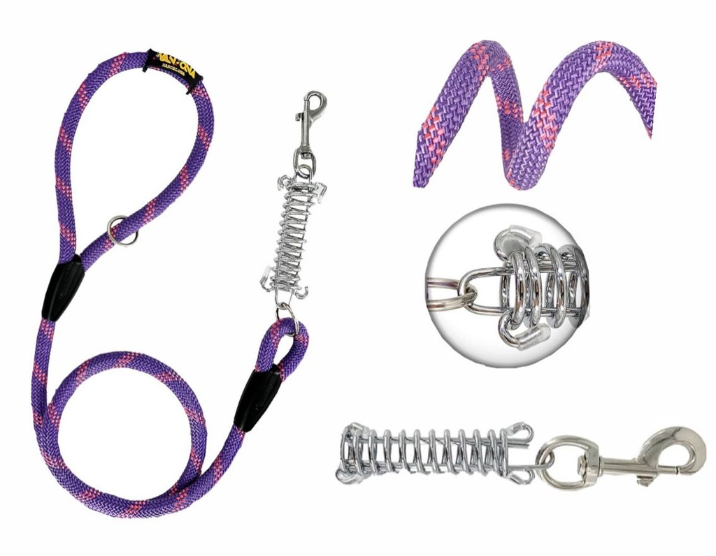 Collar mascota grande mosqueton antijalada (BMR-362)