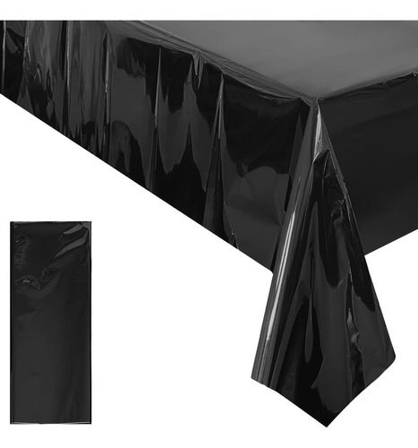 Mantel fiesta brillante negro D-23