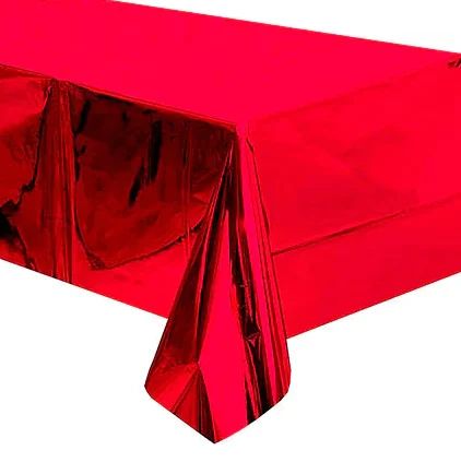 Mantel fiesta brillante rojo 