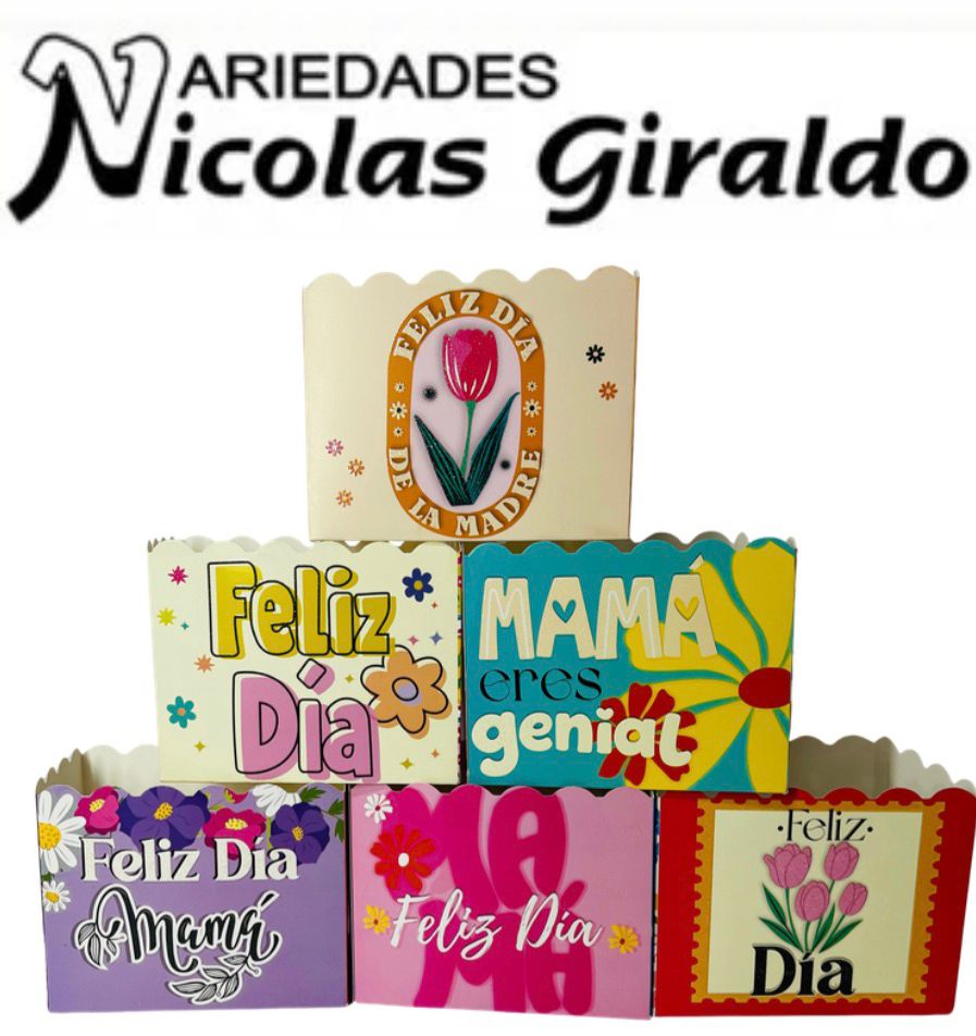 Caja ancheta crispetera mediana x12 