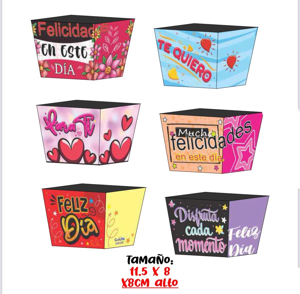 Caja ancheta mini cariñito x6