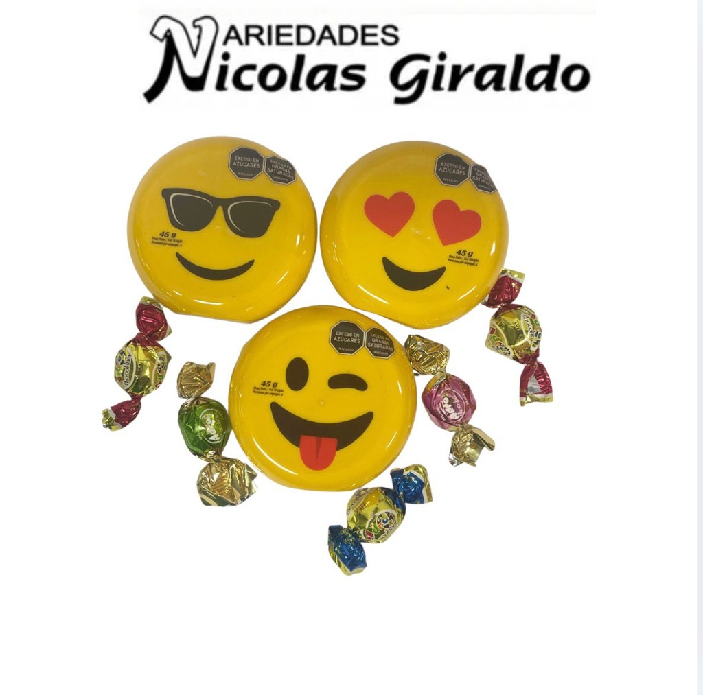 Chocolate adro estuche emoji