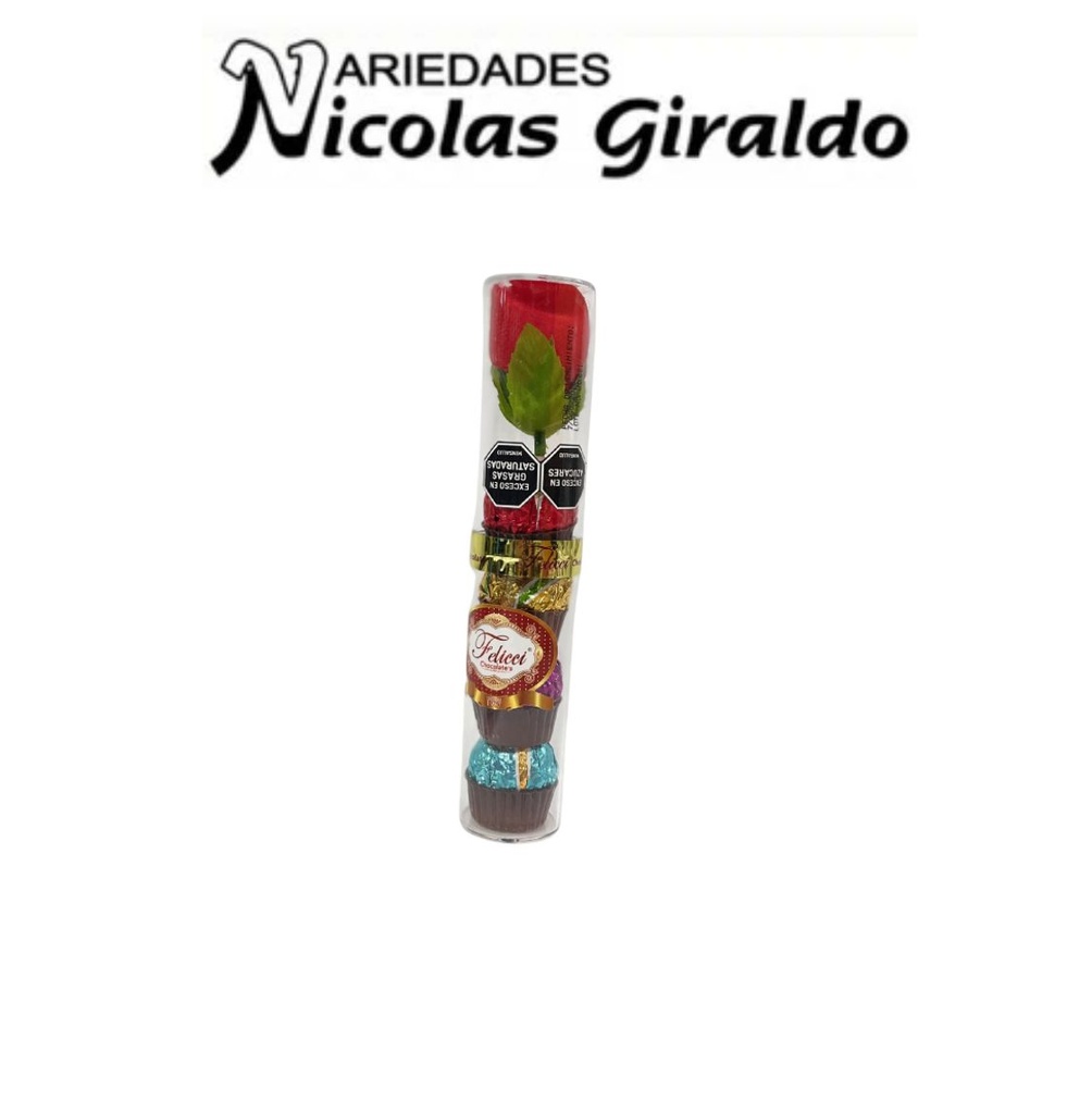 Chocolate feliccie rosa x4