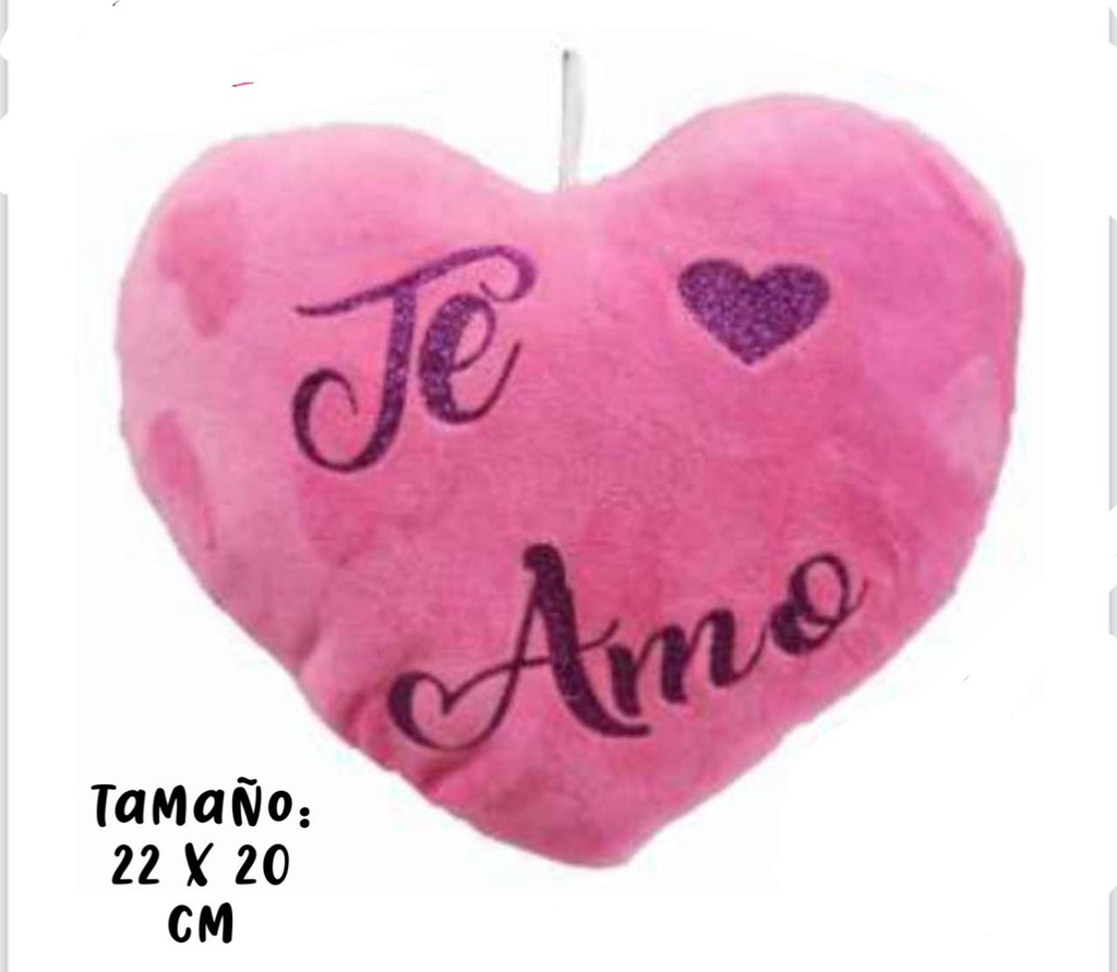 Cojin corazon pequeño visos cariñitos