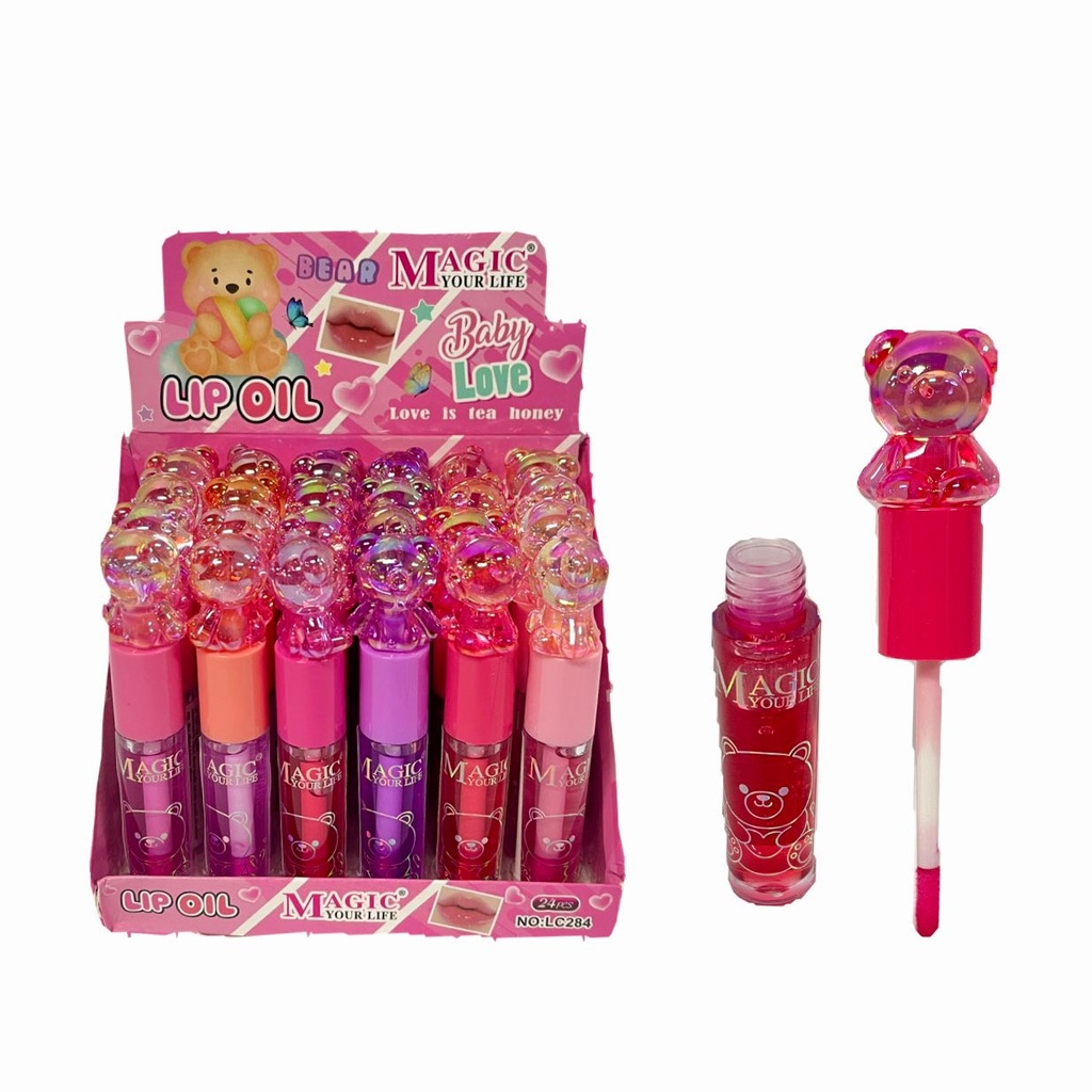 Brillo aplicador magico grande figura oso x1