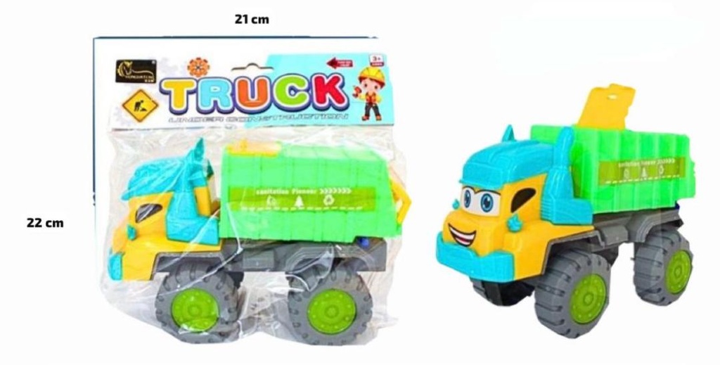 Carro constructor fino mediano basurero 