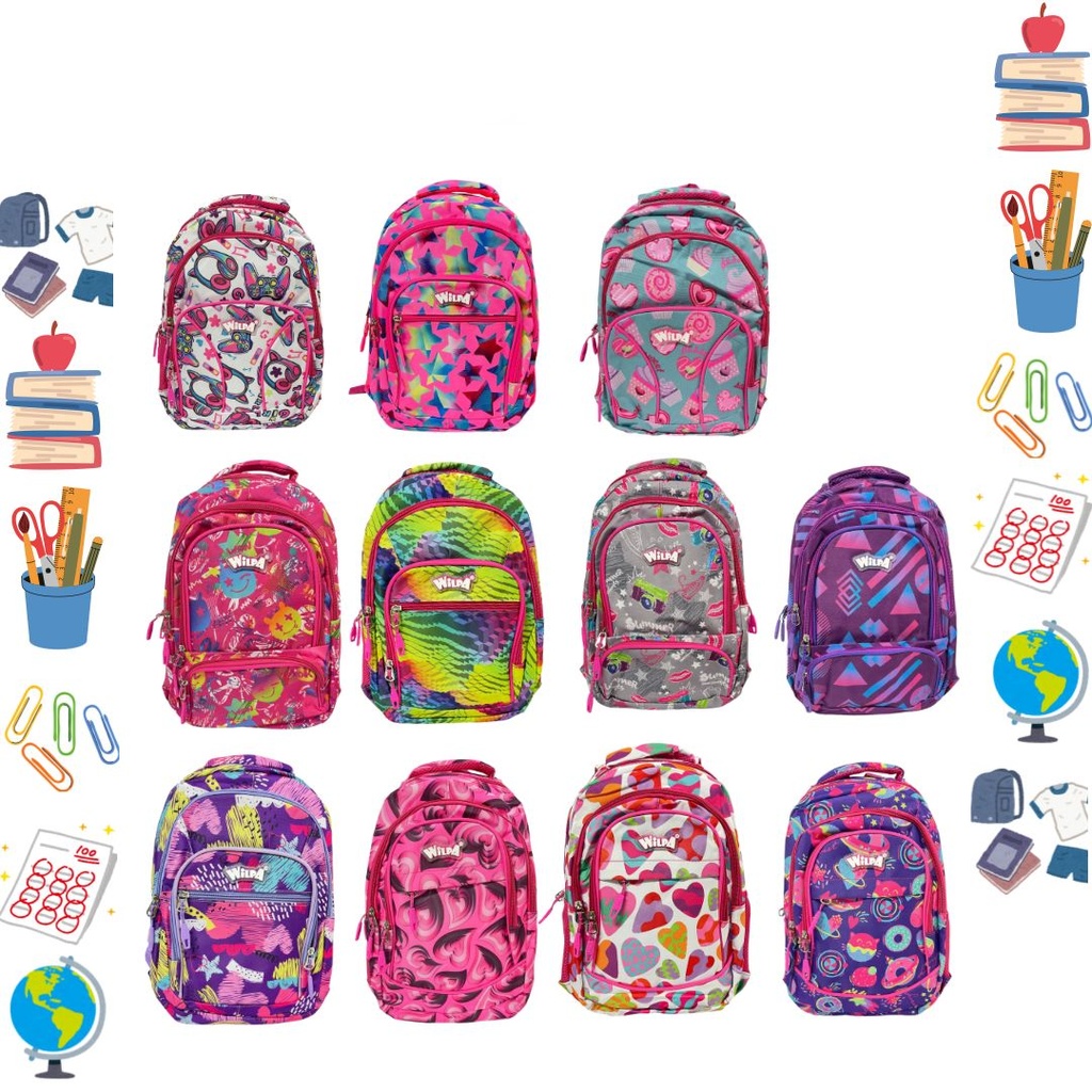 Morral wilpa pequeño estampado dama #14.5  