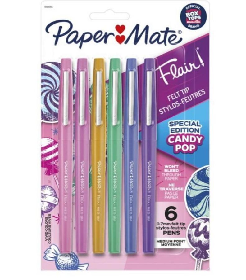 Lapicero paper mate tinta mojada carton x6 