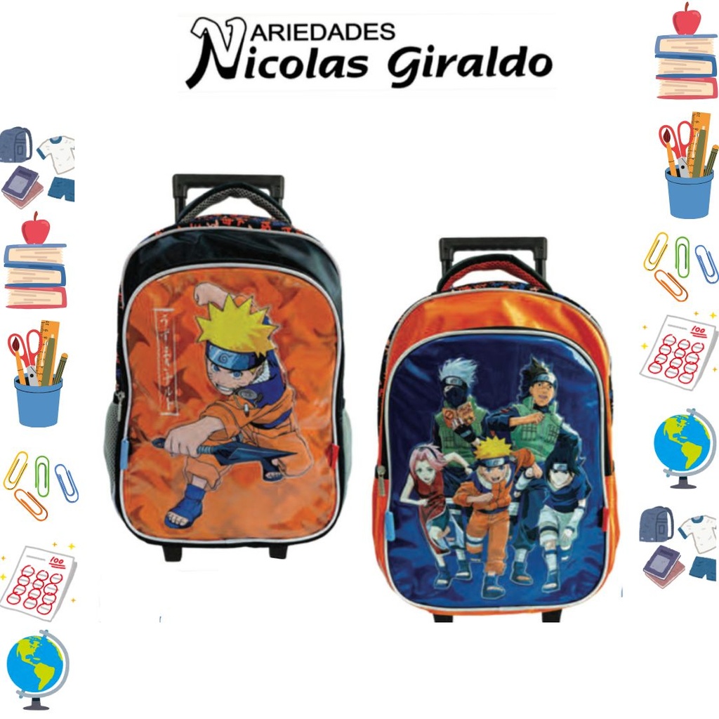 Morral prim. ruedas grande naruto
