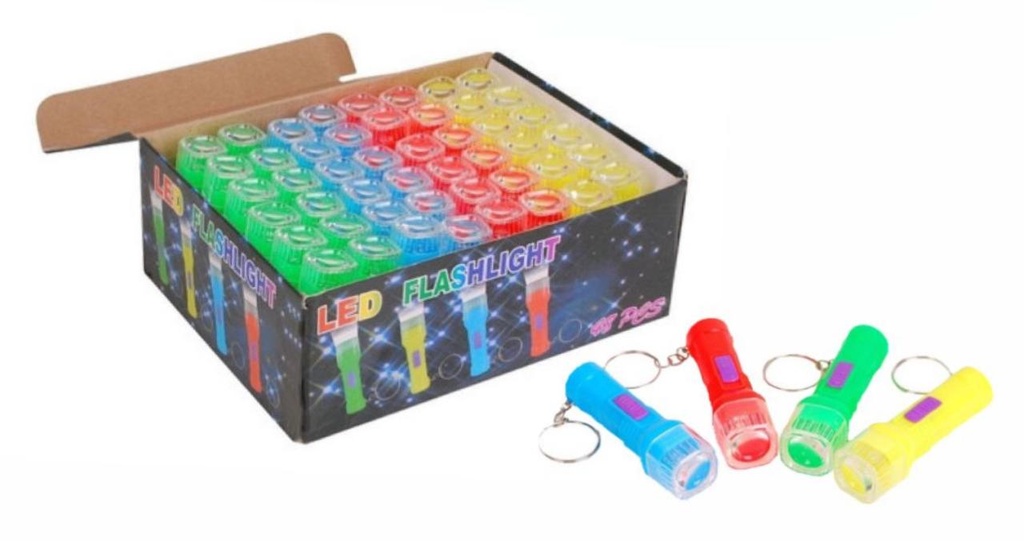Llavero linterna pequeña caja x48 