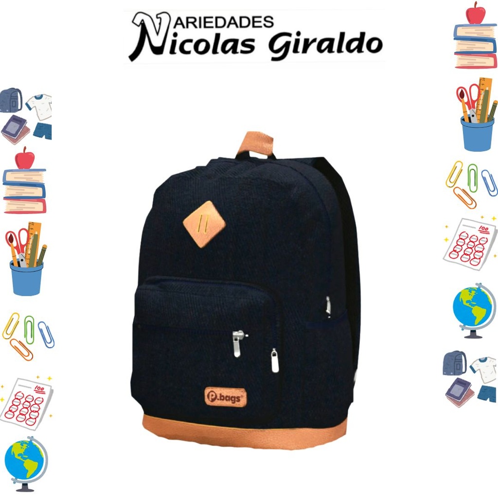 Morral prim. denin unisex 