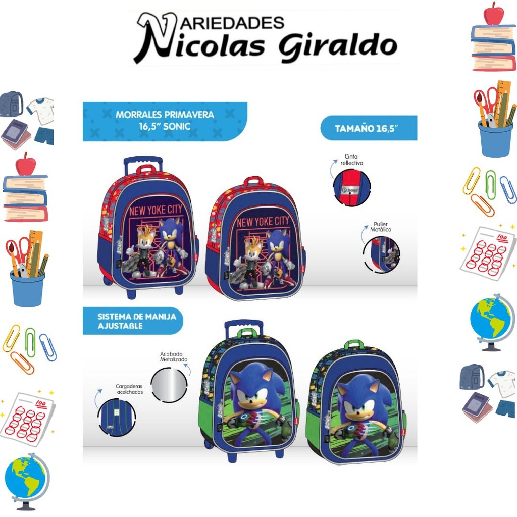 Morral prim. personajes grande sonic