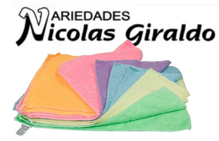 Limpion micro fibra pastel x12 