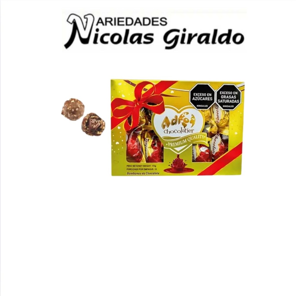 Chocolate adro estuche x110 gr