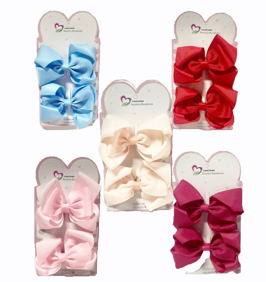 @Moño fino surtido x2 color PQT X12