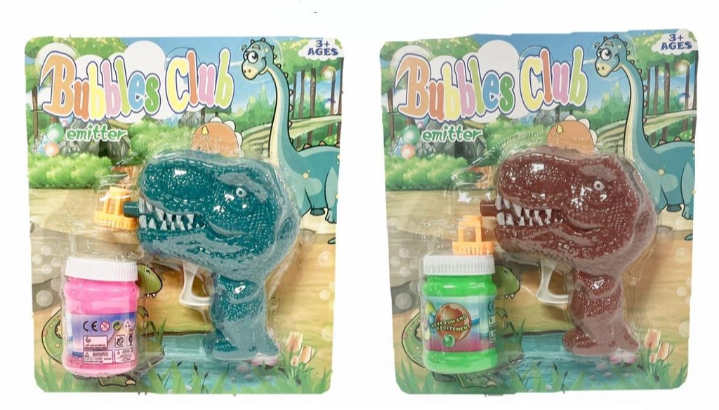 Burbujero carton dinosaurio 