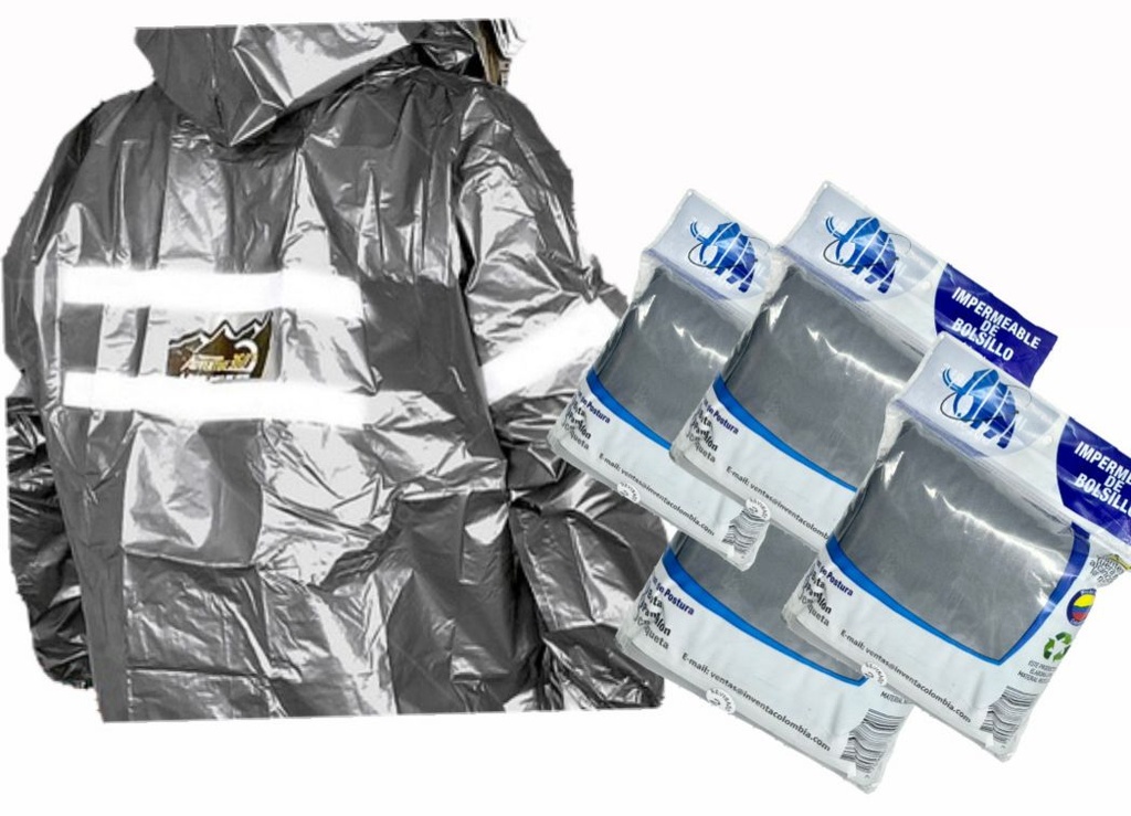 Impermeable reflectivo talla XXL 