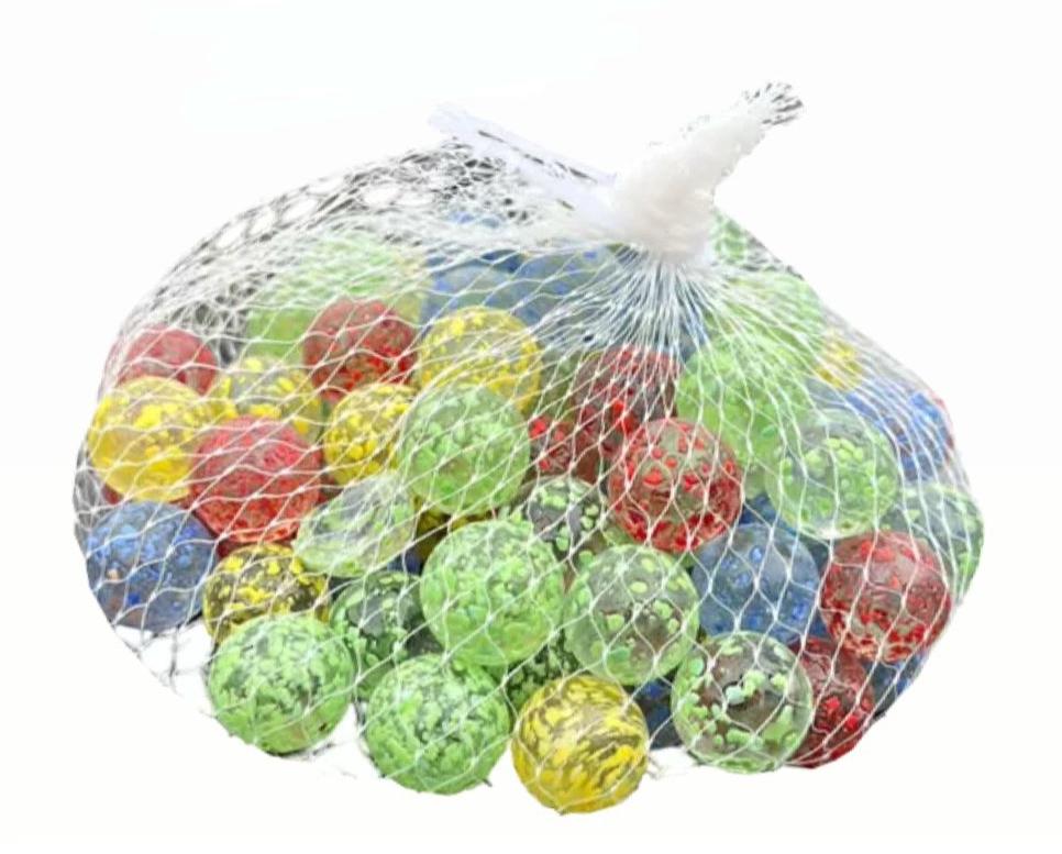 Bola cristal payaso malla x50