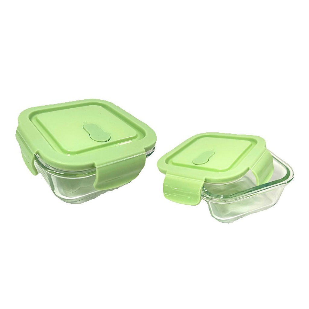 Refractaria pequeña cuadrada 390ML 