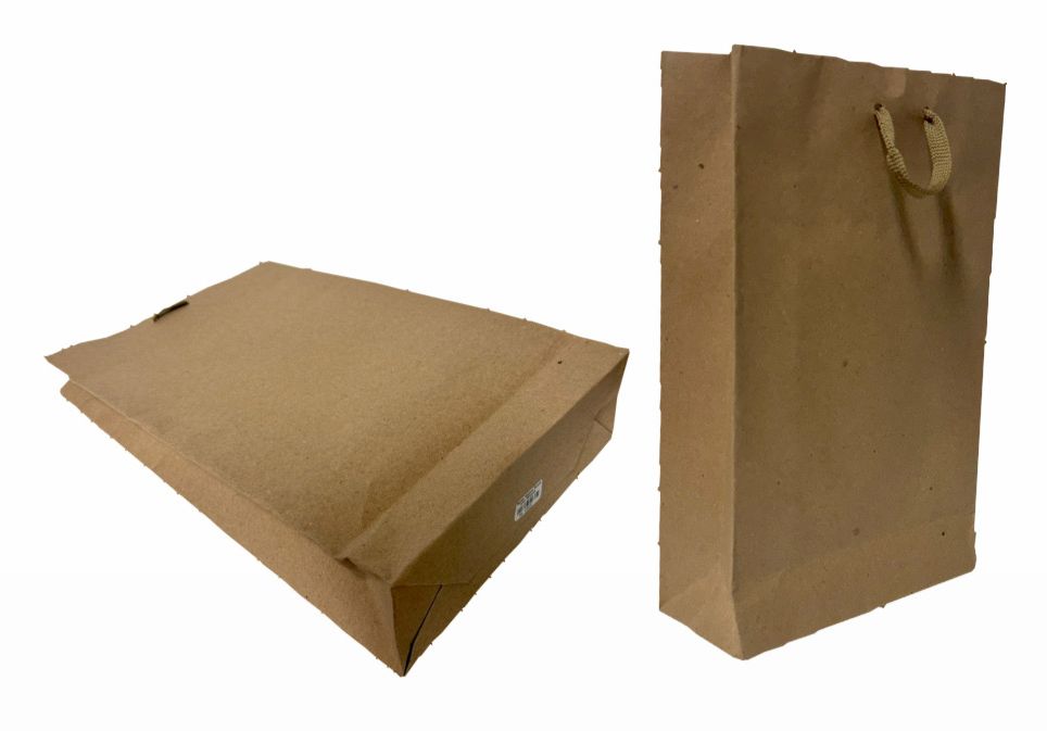 Bolsa regalo kraft lisa Jumbo pqt x6